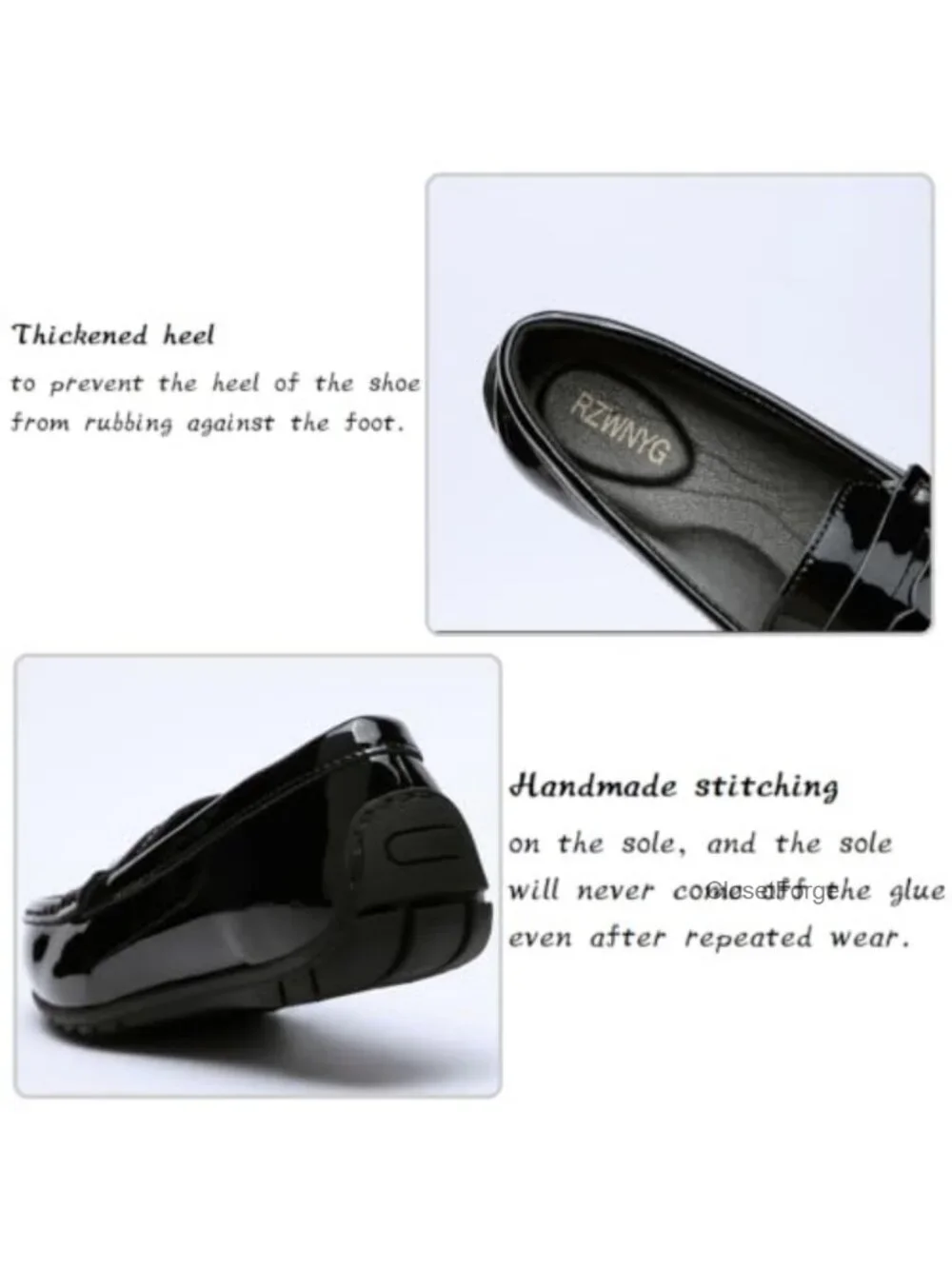 Women's Leather Loafers Slip On Casual Dress Shoes Lightweight Driving Mocs